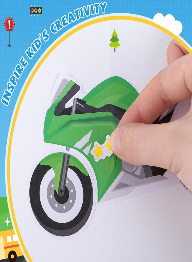 Fyguard 36 Sheets Vehicle Stickers, Make Your Own Truck Stickers for Kids, Mixed and Match Car Sticker for Construction Party Favors Classroom Exchange DIY Craft Birthday Gifts - Image 5